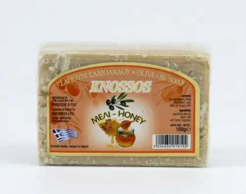 Knossos Mýdlo olivové, med 100g
