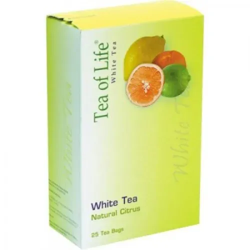 Tea of Life - Bílý čaj s příchutí citrusů 25 x 2 g