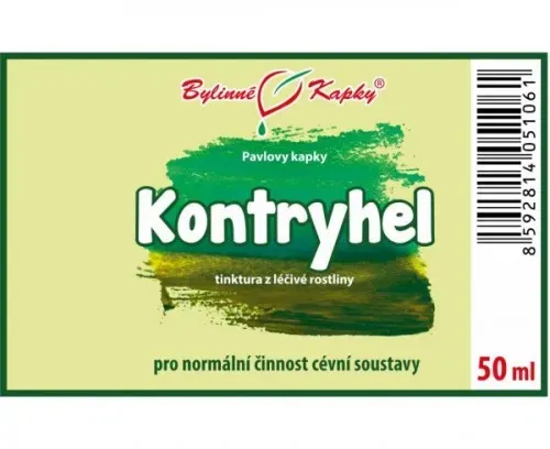 Kontryhel - bylinné kapky (tinktura) 50 ml