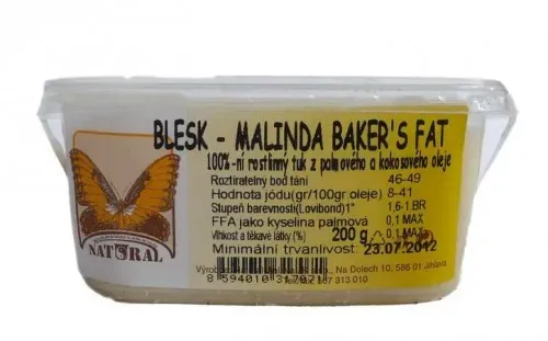 Tuk kokosový Blesk - Malinda baker's fat 200g