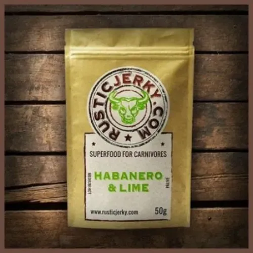 Jerky Herbanero & Lime 50g (hovězí sušené maso)