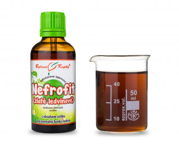 Nefrofit (zlaté ledvinové) - Bylinné kapky (tinktura) 50 ml