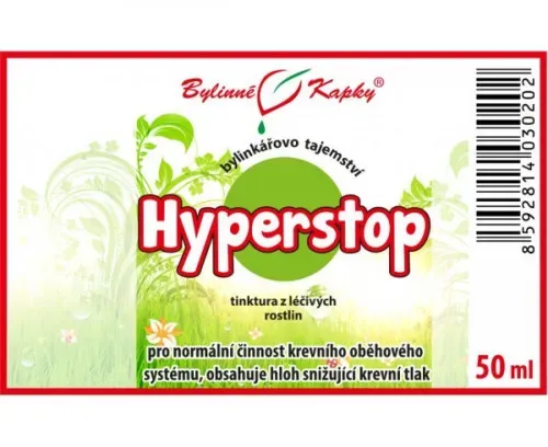 Hyperstop - bylinné kapky (tinktura) 50 ml