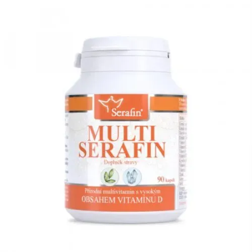 Multiserafin s vitamínem D - přírodní kapsle 90kps - AKCE (1 kus)
