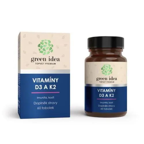 Vitamíny D3 a K2 60 tob.