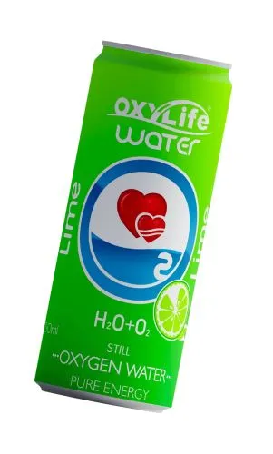 Kyslíková voda Oxylife s příchutí Limetka 250 ml