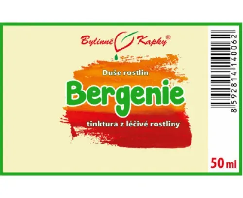 Bergenie - kapky Duše rostlin (tinktura) 50 ml