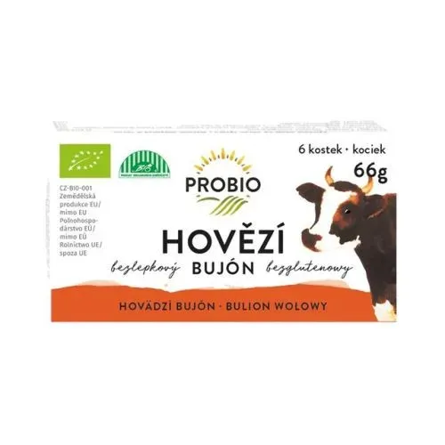 Probio Bujón hovězí - kostky 6 x 0,5 l 66 g