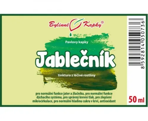 Jablečník - bylinné kapky (tinktura) 50 ml