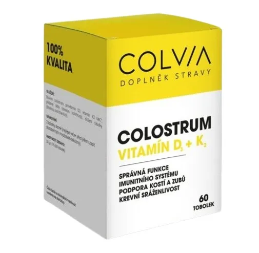 COLVIA Colostrum vitamin D3 + K2 60 tobolek